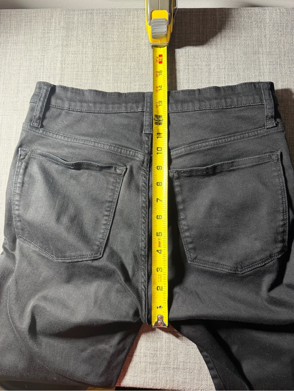 J.Crew Toothpick Black 10" High Rise Skinny Jeans Size 30 / 10 Like New - Picture 13 of 14